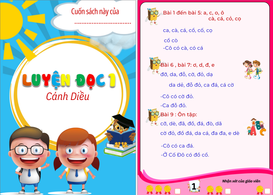 Luyện đọc Cánh Diều 1