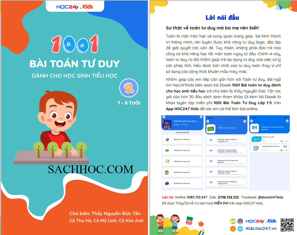 1001 Bài toán tư duy lớp 2