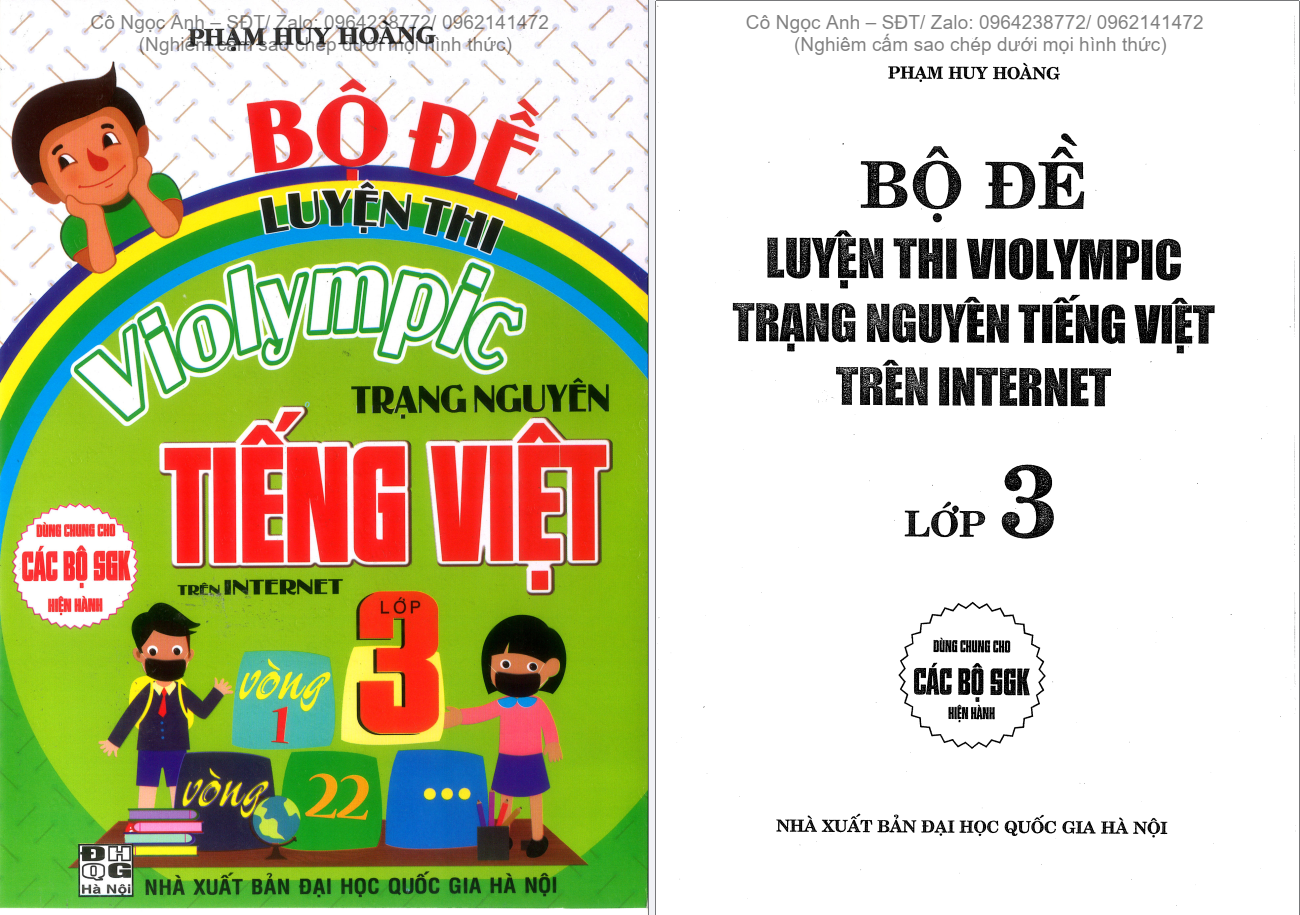 Bộ đề luyện thi Violympic TNTV lớp 3